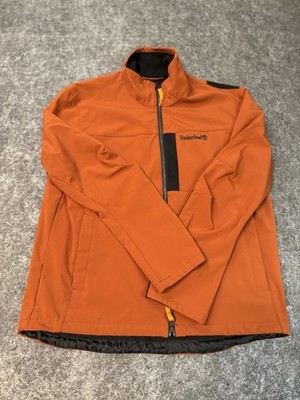 Timberland Softshell Hudson Jacket Orange Size L Adult Water And Wind Resistant