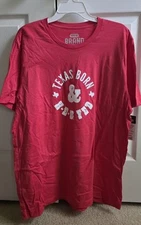 HEB "Texas Born & H-E-B Fed" Large Red T-Shirt 