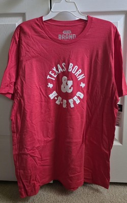 HEB ''Texas Born & H-E-B Fed''   XXX-Large Red T-shirt 