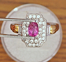 Ruby .72 Carat Genuine Natural Oval Ruby Loose Stone Gemstone Close To 7 X 5 mm