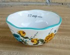 Pioneer Woman ~ Set of Four (4) Ceramic Measuring Cups/Bowls ~ Vintage Rose — photo 8