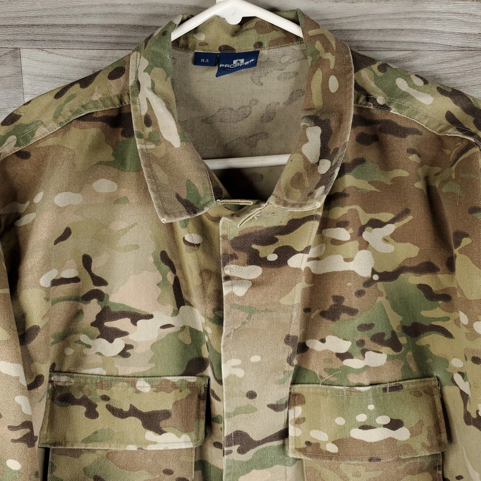 Propper Multi-Cam Camo BDU Field Jacket Mens XL Regular Utility Coat image 2