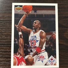 Michael Jordan 1991 Upper Deck Basketball All Star Checklist Chicago Bulls #48