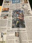 George W Bush Signed Newspaper Page — photo 1