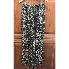 Philosophy Leopard print wide leg lightweight Pants, S/P