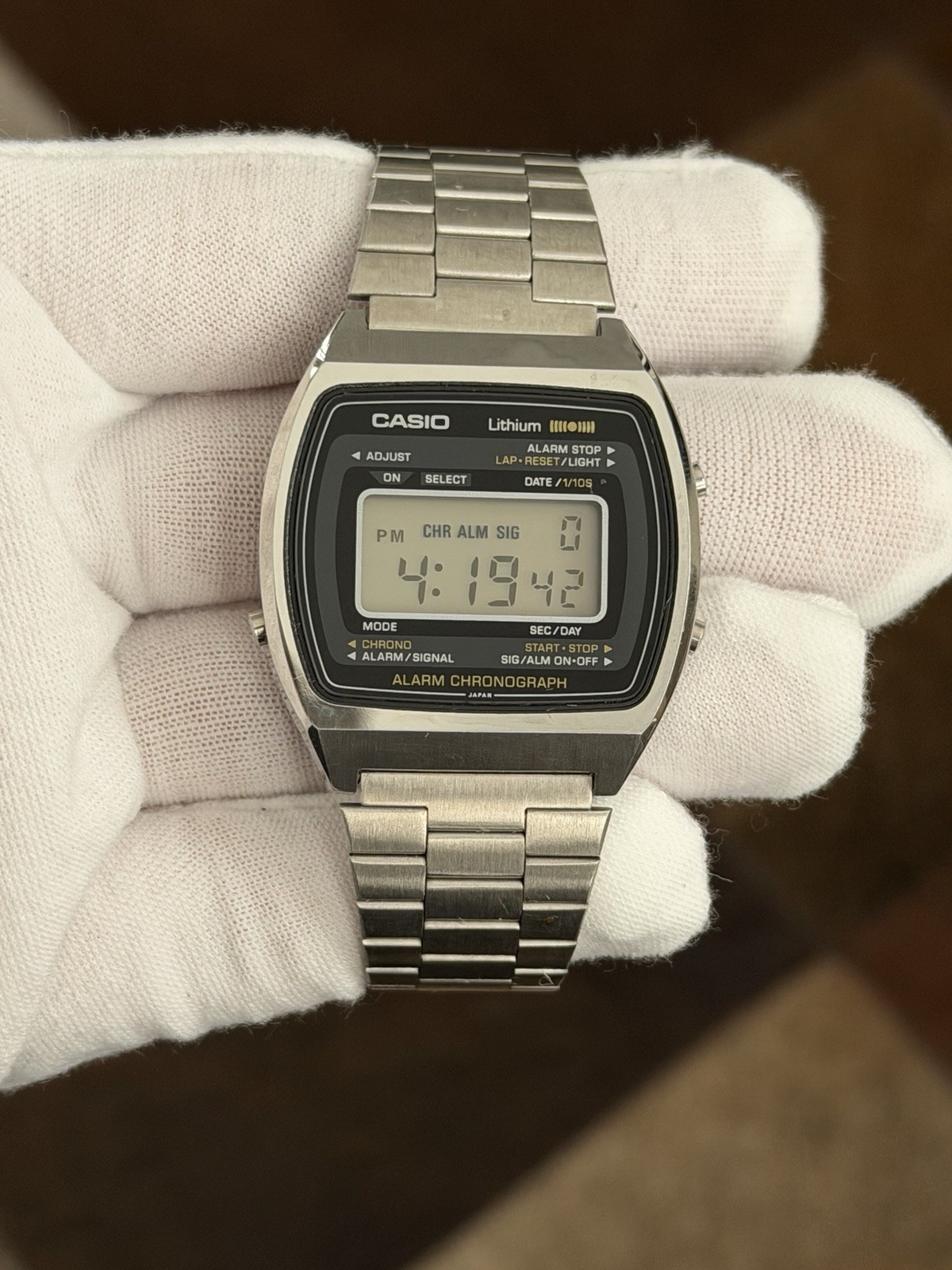1970s Men’s Watch A850 Alarm Casio Rare Sports Vintage Digital Chronograph JDM - vintagewatches.pk
