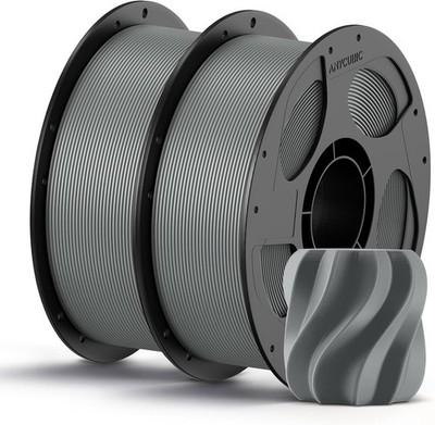 3D-Drucker Filament PLA Plus 1,75mm Grau 2kg Hohe Zähigkeit Präzision