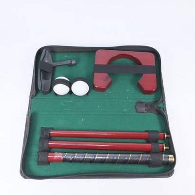 Tragbares Golf Putter Set Reise Übungsset Neu Sonstige Indoor Büro Golf Geschenk