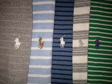   Lot 5 Ralph Lauren Polo Mens Short Sleeve Polo Shirts M Medium 2 NWOT