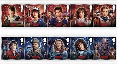 Stranger Things Briefmarken Collection