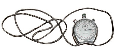 Vintage Westclox Mens Necklace Watch Swiss Mechanical Shock Resistant Stopwatch