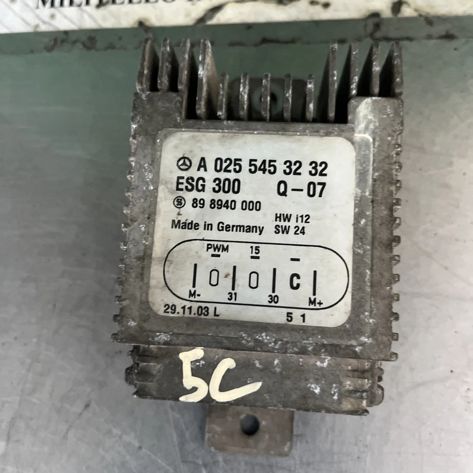 A0255453232 CENTRALINA ELETTROVENTOLA MERCEDES-BENZ CLASSE A (W168) (1997>2004) - Immagine 2 di 4