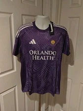 Adidas Orlando City SC Home Jersey 25/26 NWT Replica Mens Size S - XL Purple MLS