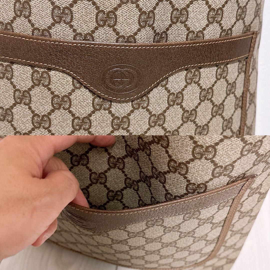 GUCCI Tote Bag PVC Women’s Large A4 Storage Authentic Excellent Condition thumbnail 6