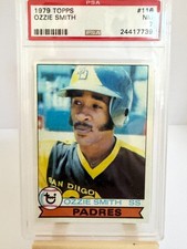 1979 Topps #116 Ozzie Smith ROOKIE RC Padres NM PSA 7 Graded Baseball Card