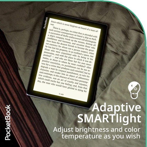 PocketBook InkPad Lite | Lector de libros electrónicos con pantalla grande de tinta electrónica 9,7ʺ | Gris - Imagen 3 de 7
