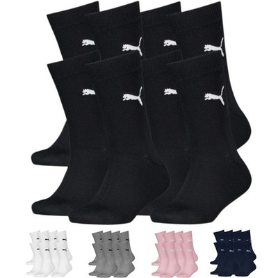 Puma Kids Sport Crew Socken Jungen Mädchen Kinder (4 Paar) weiche recycelte Baumwolle