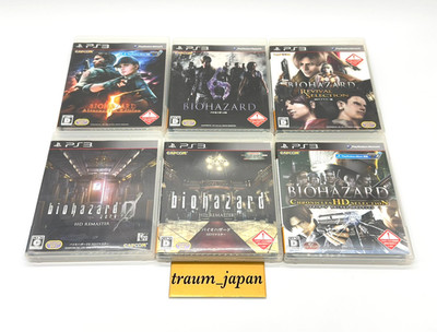 Biohazard Zero 0+Chronicles+HD+HD Revival Selection+5+6 6 set PS3 PlayStation3