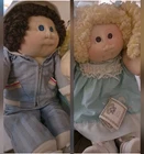 VTG Cabbage Patch XAVIER ROBERTS HAND SIGNED Little People SOFT SCULPTURE DOLLS