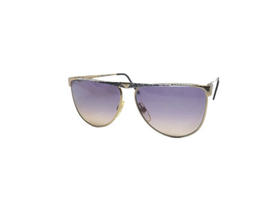 Sonnenbrille Frau Vintage Alter 80 Metall Made IN Italy Neu Violett Safilo