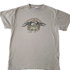 Vintage 2000s Baha Men Who Let the Dogs Out Beige T-Shirt Men's Size M