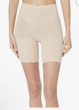 SPANX Spanx Mid Thigh Power Short STYLE# 2744, Soft Nude, S, $36