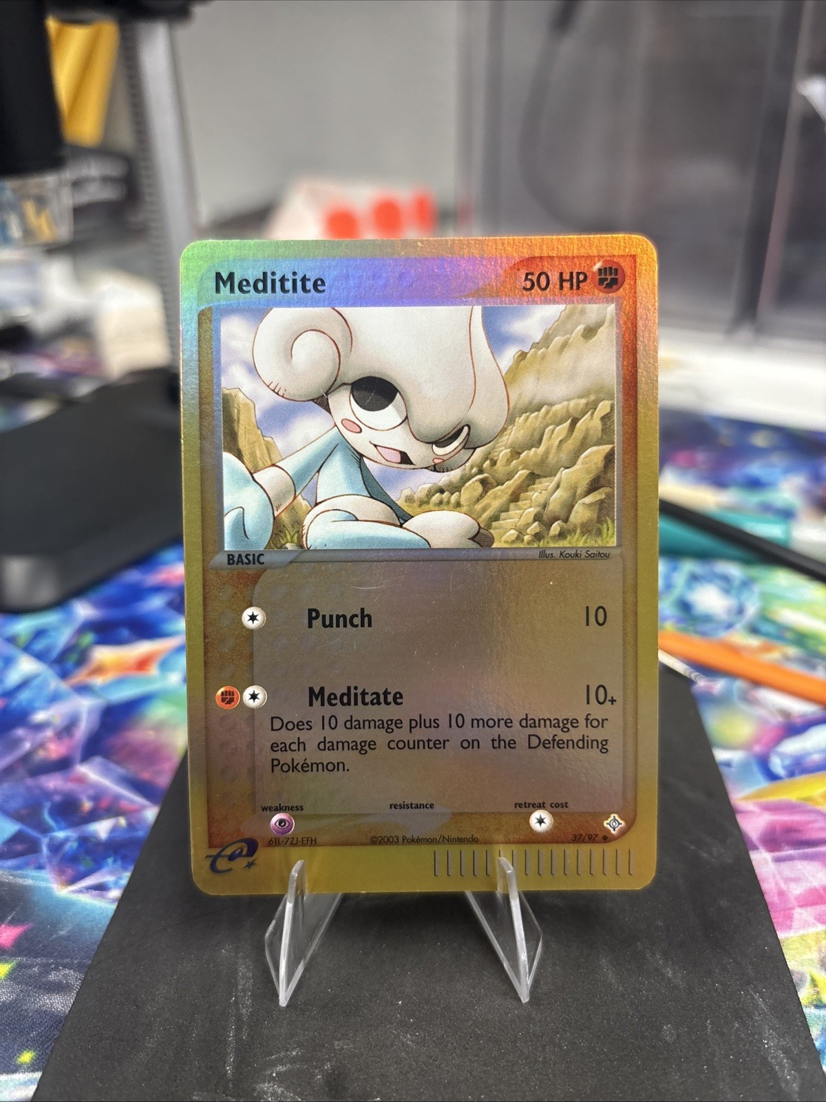 The Pokémon Company Meditite 37/97 EX Dragon Reverse Holo NM