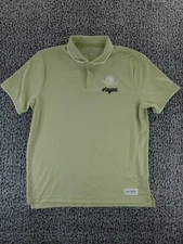 Nike Campus Oregon Ducks Polo Shirt Mens L Pea Green Dri Fit Short Sleeve DH3337