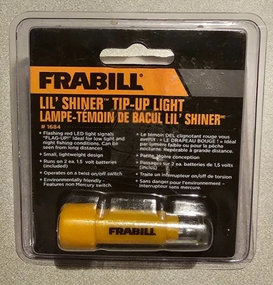FRABILL Lil’ Shiner Tip-Up Light for Ice Fishing Tip Ups 1684 - Image 1 of 2
