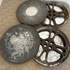 Lot of 2 Vintage 16mm Eastman Kodak 13 3/4Film Reel  Canister 1600 Feet RARE 1