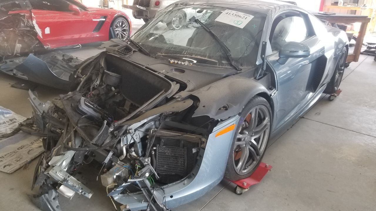 11 AUDI R8 QUATTRO 5.2L AXLE SHAFT FRONT LEFT DRIVER