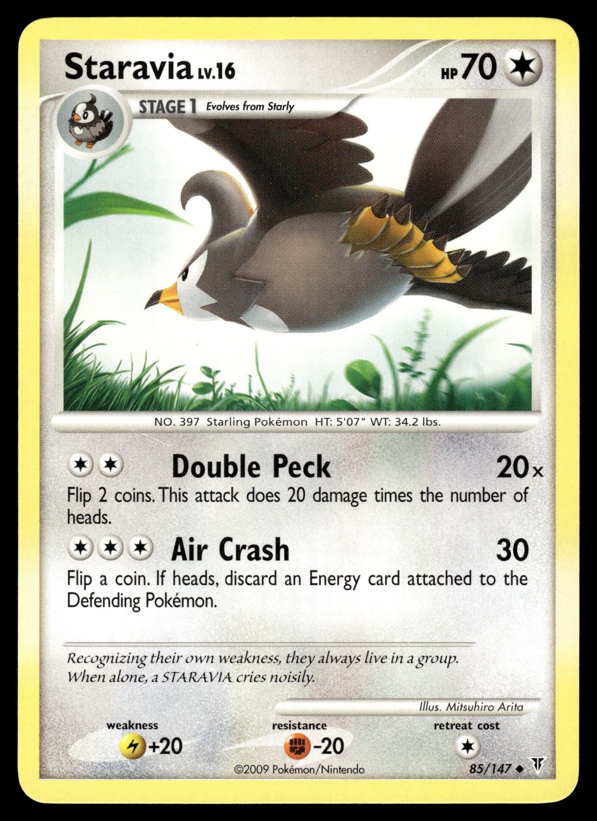 STARAVIA - 85/147 Uncommon Supreme Victors Pokemon NM