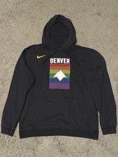 Nike NBA Denver Nuggets Basketball City Edition Hoodie Men  s Size L