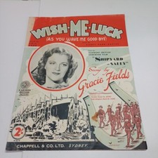 Wish Me Luck As You Wave Me Goodbye - Sung By Gracie Fields - sheet music  P50