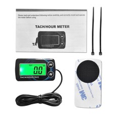 Digital Tachometer Hour Meter w/ Max RPM Recall 2&4 Stroke Engine For Go Kart UK