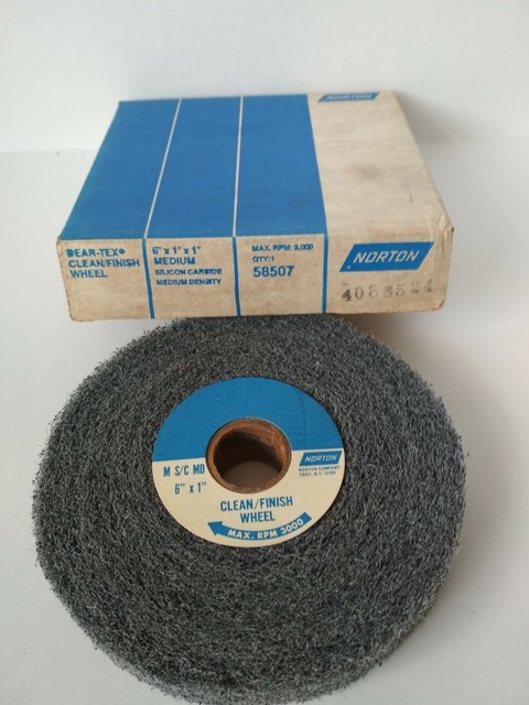 Norton Bear-Tex Convolute Finishing Polishing 5AM Wheel A//O Medium 6/" x 3/" x 1/"