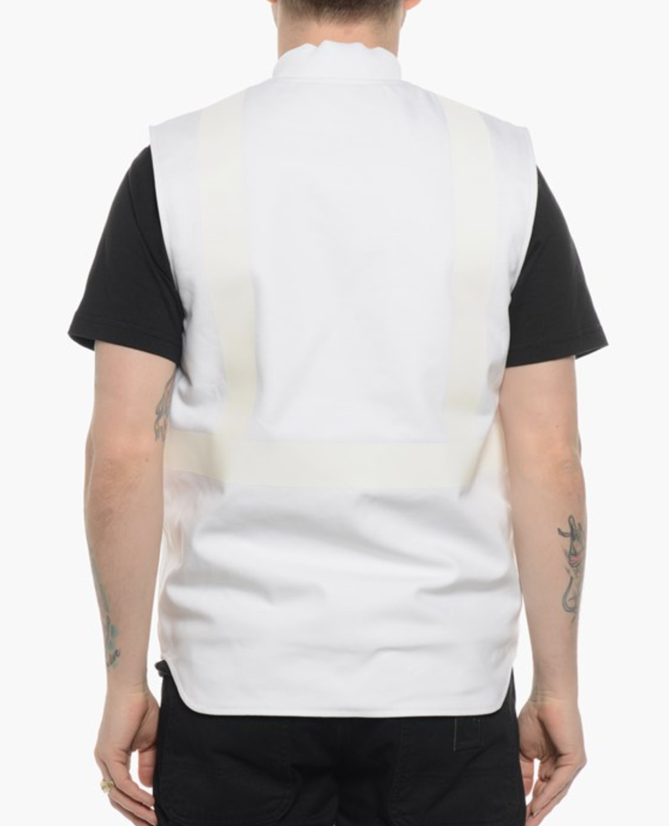 Carhartt × SLAM JAM SJ REFLECTIVE VEST Carhartt WIP X' Slam Jam SJ Reflective Vest White M | eBay UK