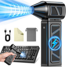 Compressed Air Duster, 360000RPM Powerful Electric Air Duster with Brushless Mot