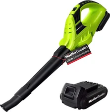 Mueller UltraStorm Cordless Leaf Blower, 20 V Powerful Motor