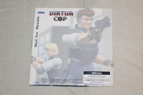 Virtua Cop (Sega Saturn, 1995) w/ Cardboard Sleeve NOT FOR RESALE VERSION