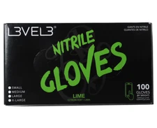 L3VEL3 Professional Nitrile Gloves 100 Pc | Lime