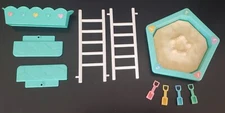 VTG 1990s Quints Babies Baby Doll Tyco Playground Sandbox Toy Pieces Replacement