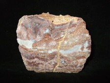 Rhyolith mit Achat Ruhla Thüringen Vulkangestein Lava