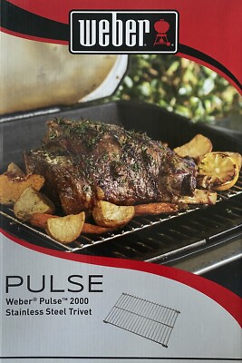 Weber Pulse 2000 Stainless Steel ROASTING TRIVET Electric Barbecue