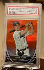 Austin Hedges 2013 Bowman Platinum Promo Orange PSA 8.5 NM-MT+ - 12/125 - Padres
