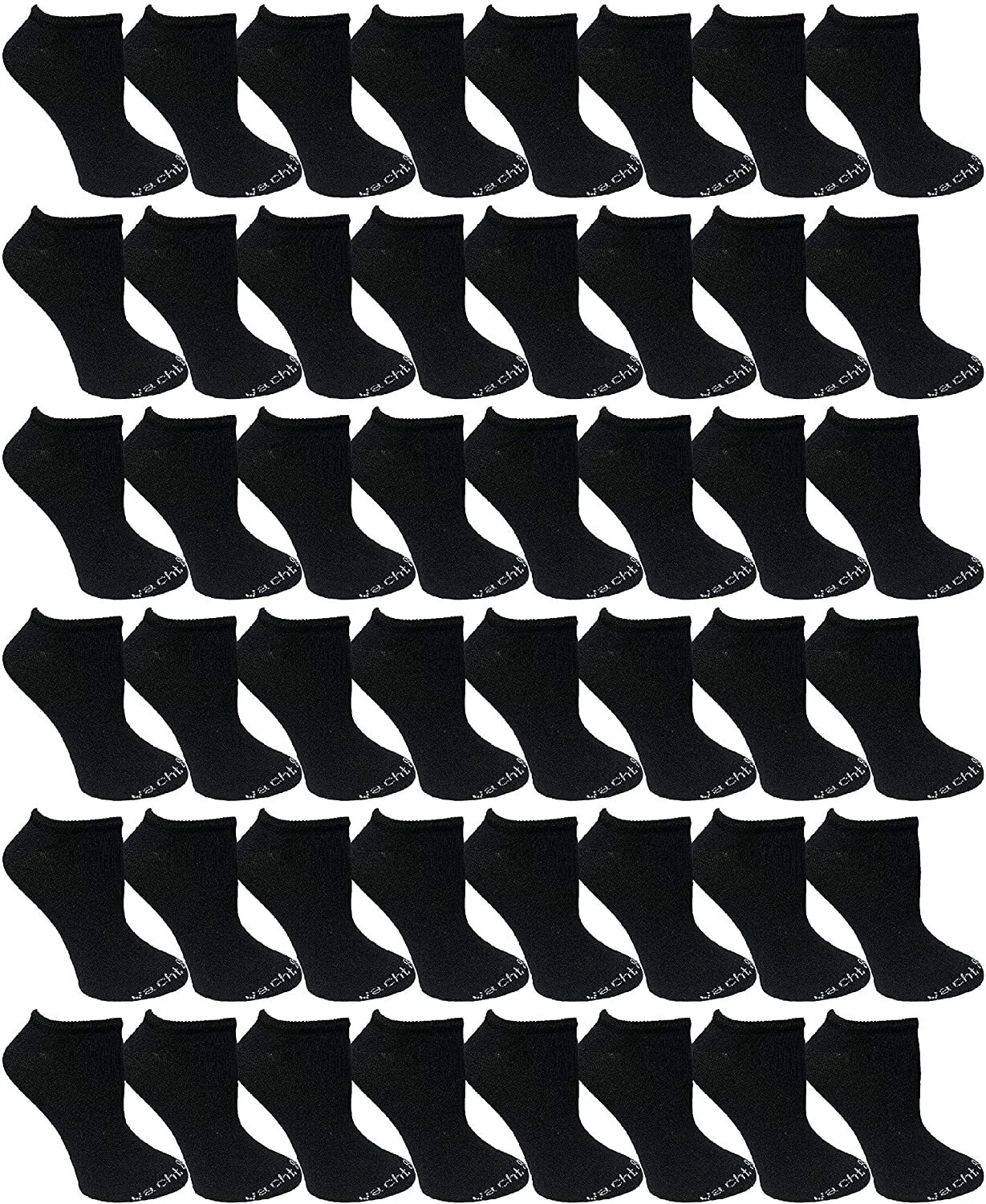 Yacht & Smith 48 Pairs of Womens Thin Low Cut Ankle No Show Socks, Lightweight