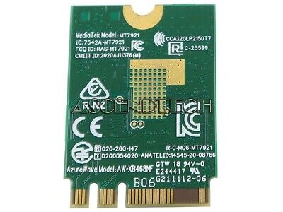 AZUREWAVE AW-XB468NF M.2 2230 PCIE 802.11AX WLAN BT 5.2 WIFI AZUREWAVE AW-XB468NF M.2 2230 PCIE 802.11AX WLAN BT 5.2 WIFI