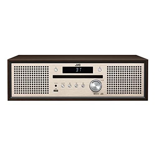 JVC NX-W30 Compact Stereo System AC100V Bluetooth Walnut Wood Cabinet CD FM USB  - Image 3 of 4