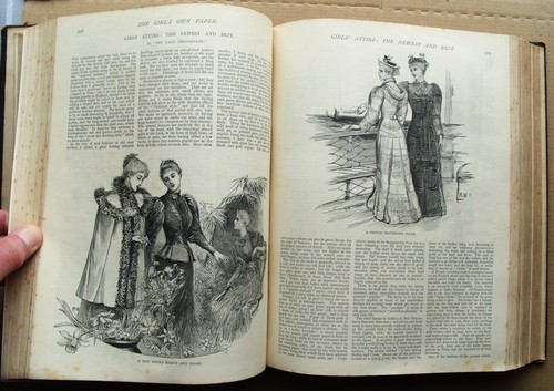 1893 1894 THE GIRLS OWN ANNUAL 54 issues of G O Paper w/covers & plates fashion - Picture 7 of 10