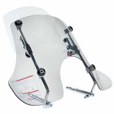 Pare-Brise Scooter Ermax Sportivo 45cm Pour Vespa 125 Et 300 GTS HPE 2008 2023